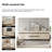 Modern Storage Cabinet, 3 In 1 Modern Sideboard With Adjustable Shelves And 3 Drawers, Coffee Bar Cabinet For Living Room, Dining Room-1565877809