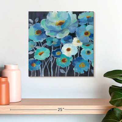 Fleurs indigo II