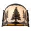 Plafonnier encastré 1 lumières pins Zeledon