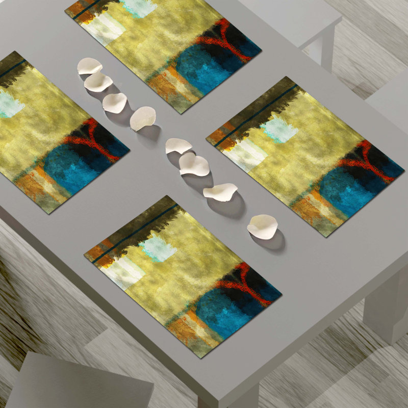 Ensemble de 4 napperons de table Sping