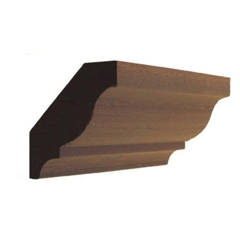 Couronne EWCR11, Acajou Sapele, H 2,625 po x l 0,75 po x P 42 po