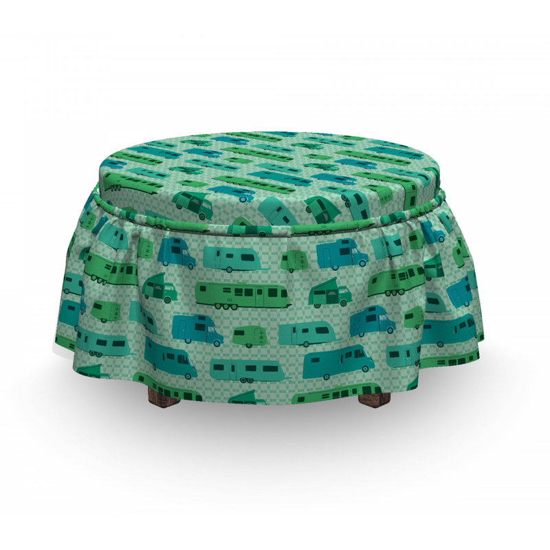 Housse pour repose-pieds Squares and Caravans