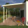 Metal Slope Patio Awning in Tan