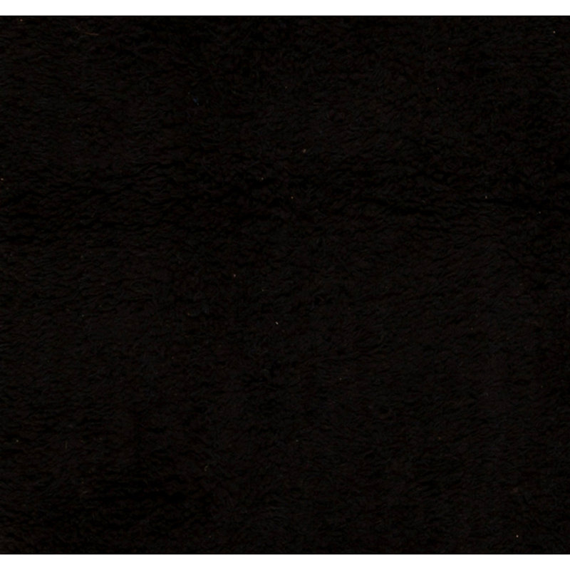 High-Quality Hand-Knotted Black Area Rug
