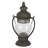 Metal Decorative Brown Indoor Outdoor Candle Lantern with Handle