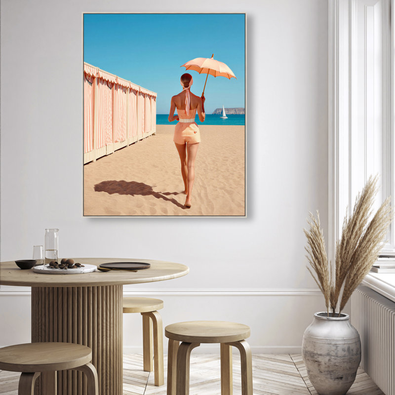 Vogue Cabana I Canvas Fashion Print by Oliver Gal, Black Frame, 16 x 20, 16"H x 20"W, Gallery Wrapped