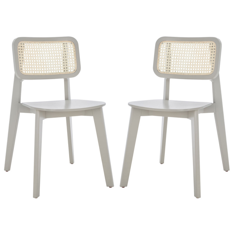 Finchamp Cane Dining Chair, Gray