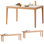 Beech Slate Dining Table Set