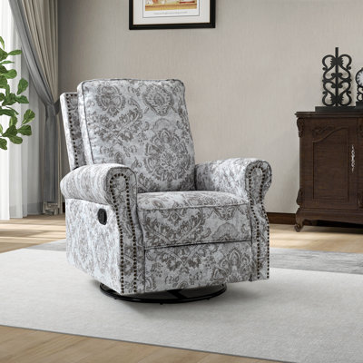 Adella 34'' W Rocking Swivel Nursery Recliner