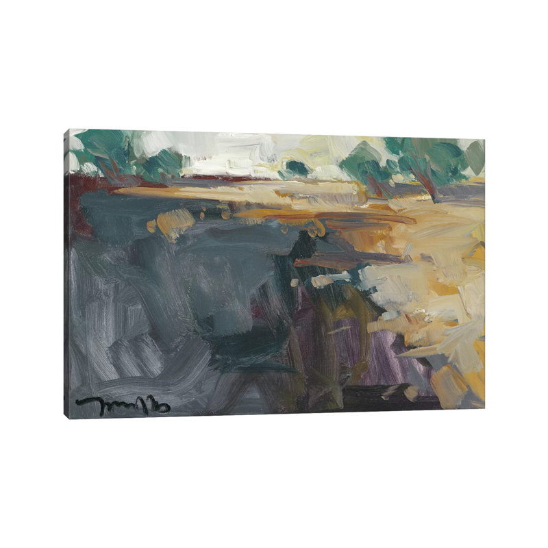 Abstract Landscape by Jose Trujillo - No Frame Painting on Canvas, 66.04 cm H x 45.72 cm W