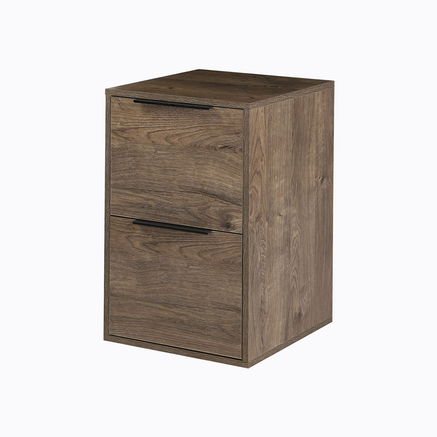 Millwood Pines Wood File Cabinet With 2 Drawers Wayfair 6381