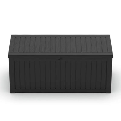 Brayden Studio 141 cm W 820 L Resin Lockable Deck Box