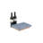 Wicker Display Tray Basket with Checked Lining-1781744844