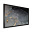 Gloden - Marbre noir et gris, art Ripples - art mural sur toile Glam-169459394-169459395