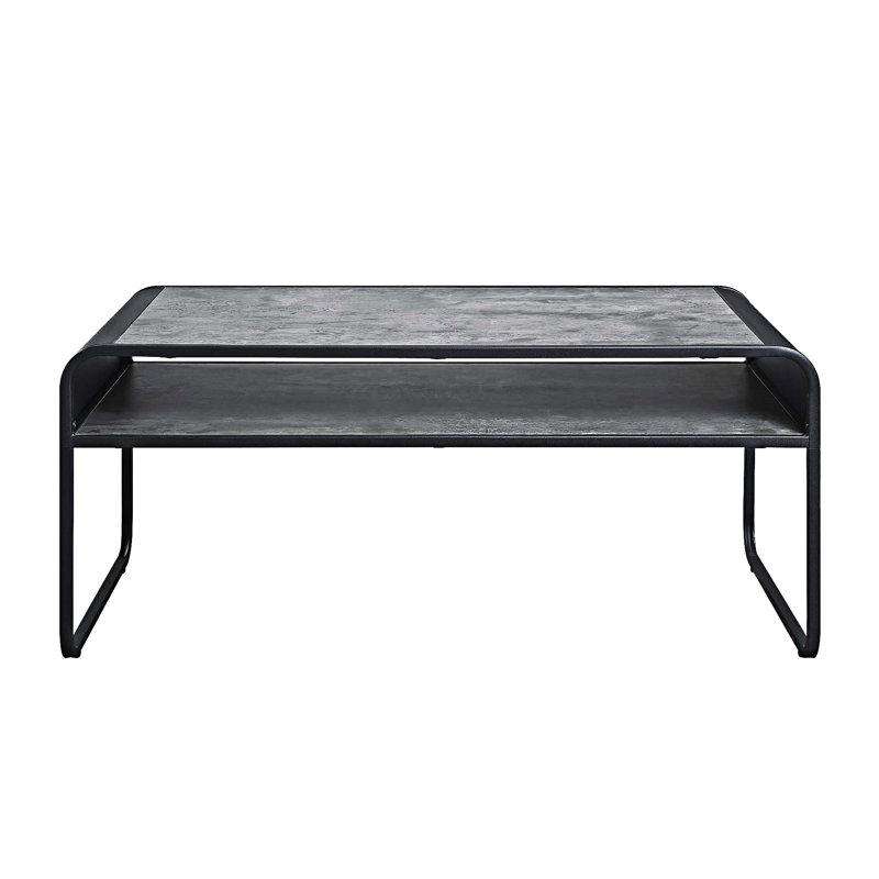 Coffee Table With Open Shelf