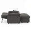 Canapé inclinable de loisir double avec dossier réglable, accoudoirs rembourrés, charge USB, support pour téléphone et repose-pieds de rangement-1372311205