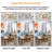 36.22'' 7- Blade Dimmable LED Reversible Flush Mount Ceiling Fan With Remote And App-475066370