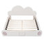Lit plateforme tapissier taille tête de lit avec pied de lit arrondi et poche-246177600