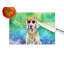 Weimaraner Hippie Dawg Glass Cutting Board Large