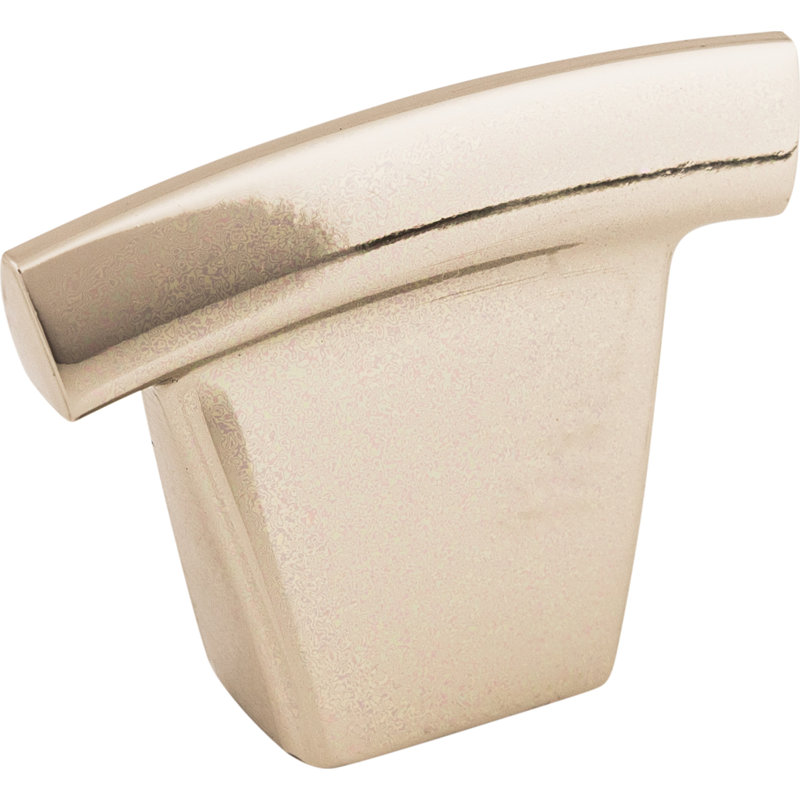 Arched 1 1/2" Length Bar Knob, 1 1/2" Knob Length, Polished Nickel