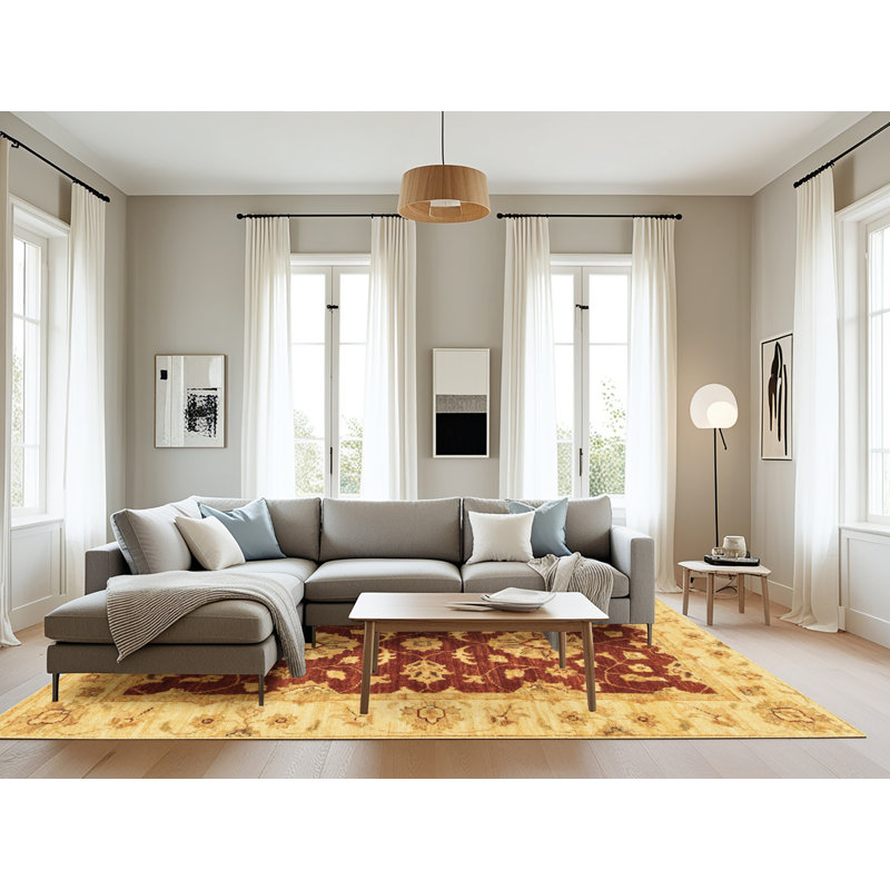 Tapis abstrait moderne 3847, Rectangle 8 pi x 10 pi