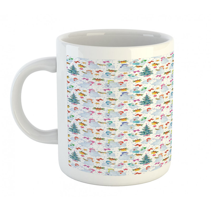 Grande tasse à café xmas réveillon carol