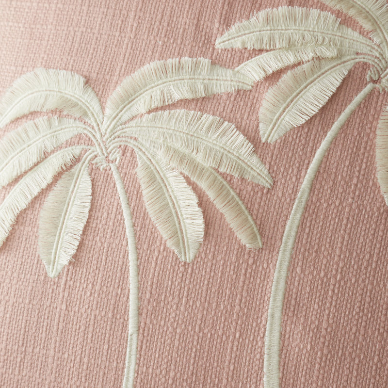 Paradiso Tufted Palm Cushion, Pink