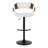 Laurenzio Swivel Upholstered Adjustable Height Counter Stool with Metal Frame-93570918-93570922