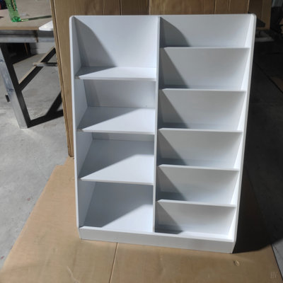 Bookshelf and Toy Storage Organizer, Multifunctional 4 Tier Book Shelf with Bookcase Display Stand in Kids Room Playroom Nursery