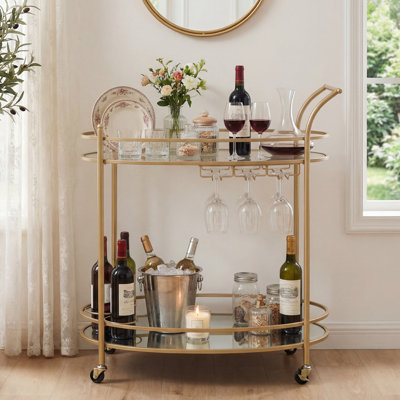 Westborough Metal Bar Cart