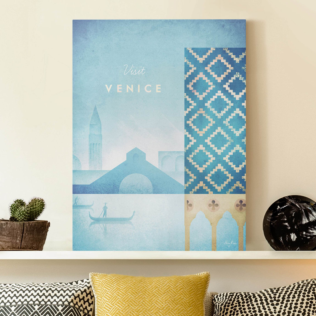 Leinwandbild Travel Poster - Venice