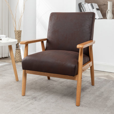 25.38'' Wide Classic Mid-Century Modern Arm Chair