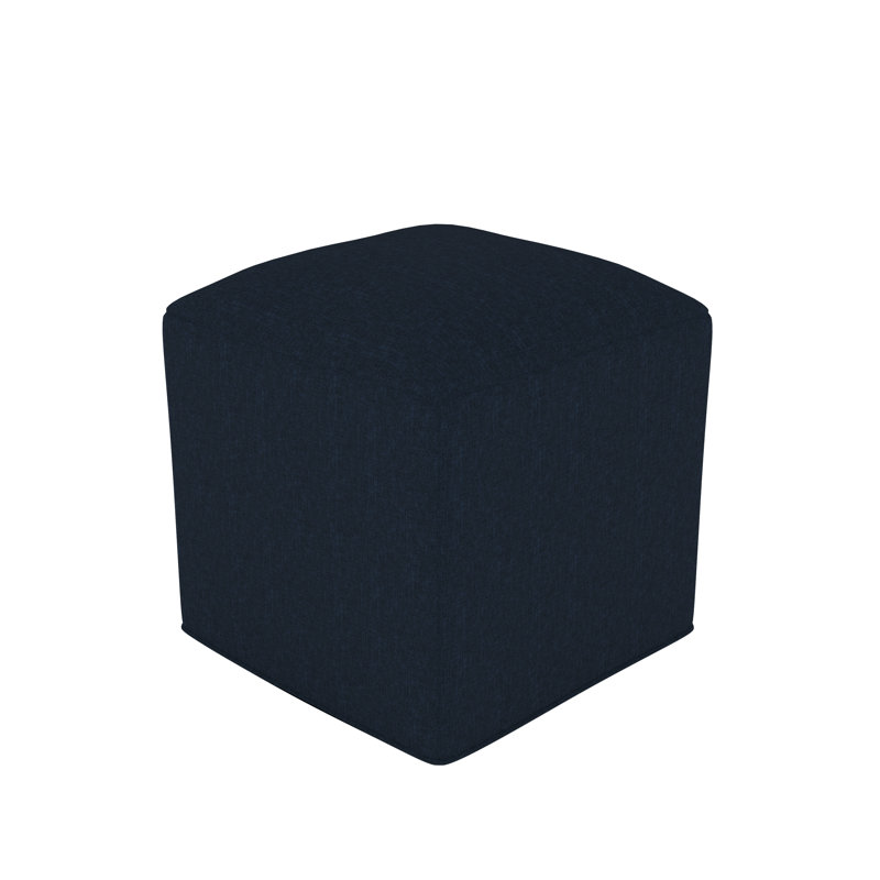 Cube rembourré Praia Sunbrella®, Toile bleu marine Sunbrella®