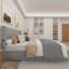 Cadre de lit grand avec rangement - Lit de rangement relevable avec tête de lit moderne à oreilles, ports USB-1246381301-1246381299