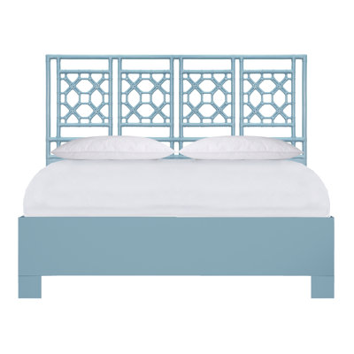 Lattice Back Platform Bed
