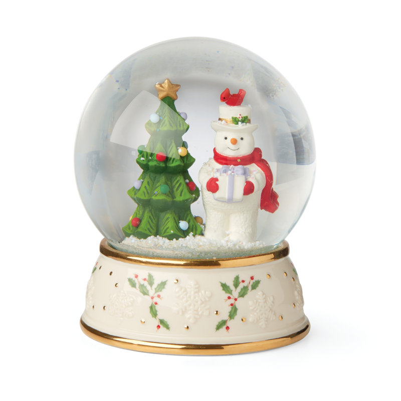 Boule à neige Happy Holly Days