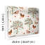 Papier peint poule en lin-124425780