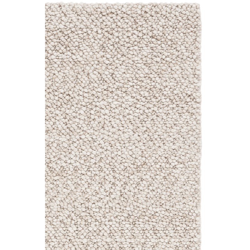 Natura Hand Woven Wool/Viscose/Cotton Rug in Beige, Rectangle 8' x 10'