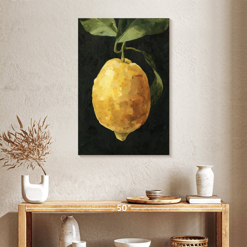 Yarlin Dark Lemon I, 45" H x 30" W