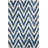 Delane Handmade Tufted Ivory/Blue Area Rug-1374742687