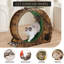 4-in-1 Indoor Cat Exercise Wheel, Quiet Large Running Wheel with Scratching Pad and Play Roller for Active Cats-548497813-548497814