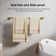 24'' Wall Mounted Towel Bar With Installation Hardware