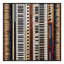  Tapis lavable avec synthétiseur-445703849