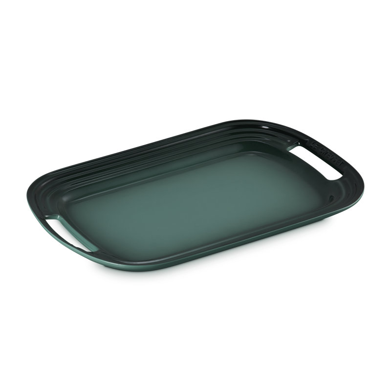 Le Creuset Stoneware Serving Platter, 16.25 In. - Pêche, Artichaut