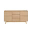 Desserte Chic Oak - Améliorez votre salle à manger. Glissières latérales en métal pour un fonctionnement fluide. Tiroir doublé de feutre. Fabriqué à partir d'éléments. Espace de rangement généreux. Chêne synthétique