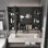 Armoire à pharmacie en aluminium avec miroir, armoire à pharmacie 35 x 28 pouces avec éclairage à DEL 3s et fonction de désembuage, armoire de salle de bain avec support de rangement pour cosmétiques et support pour sèche-cheveux, gris