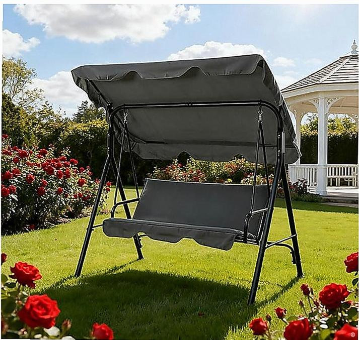 Fauteuil à baldaquin inclinable réglable, balancelle de patio extérieur, pour patio, jardin