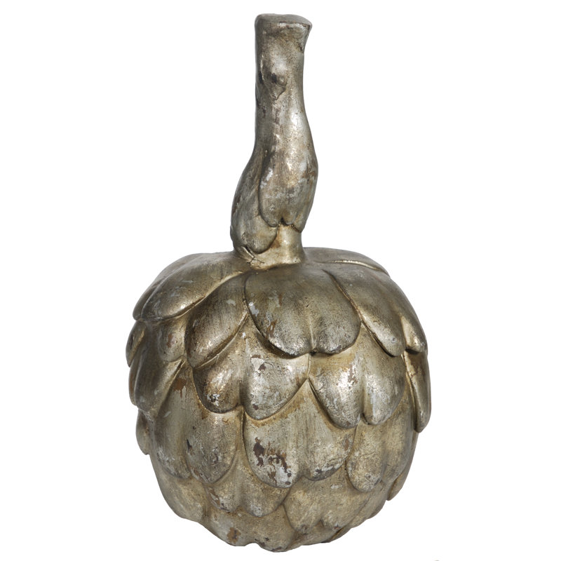 Sculpture en argent artichaut Auriana