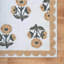 Tapis Manhattan Modern Floral Pop lavable à la machine jaune / moutarde / ivoire / vert-1686425184-1686425199