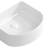 15.75 In. Vessel Rectangular Modern Ceramic Bathroom Sink In Milk White
